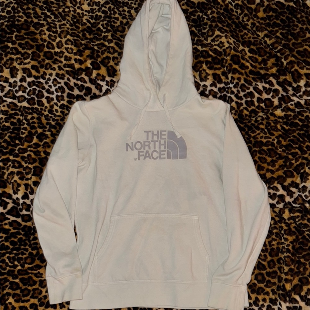 White/Grey North Face Hoodie